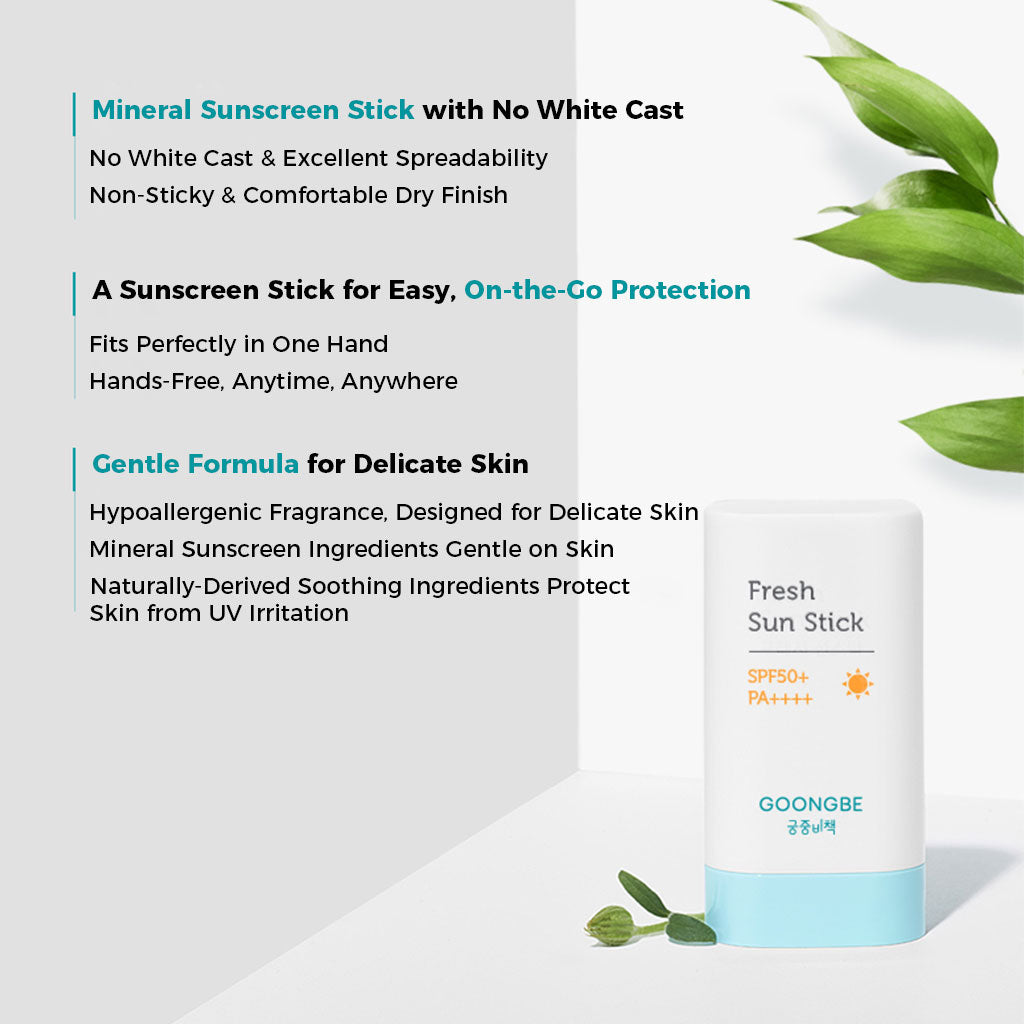 GOONGBE Fresh Sun Stick SPF50+ PA++++ 19g