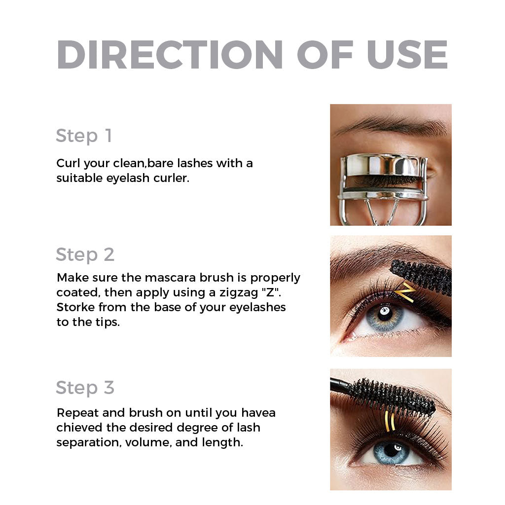 Volumizing & Curling Mascara – Long-Lasting Lift & Definition