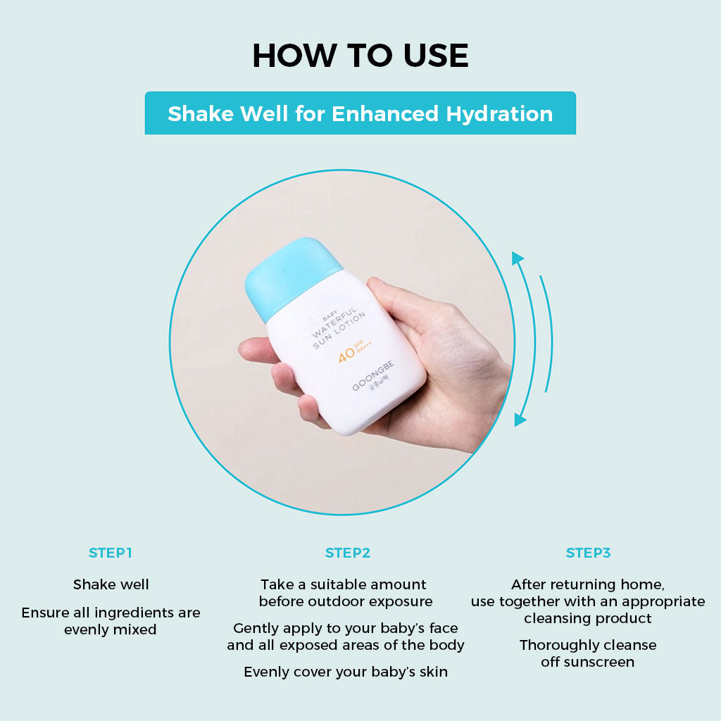 GOONGBE Baby Waterful Sun Lotion SPF40 PA+++,60g