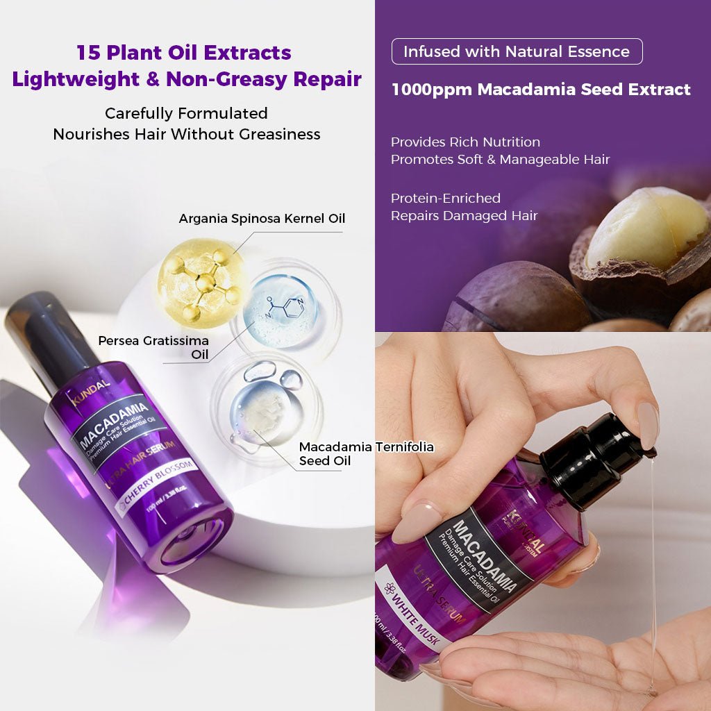 KUNDAL Damage Care Solution Premium Essential Oil Hair Serum 100ml