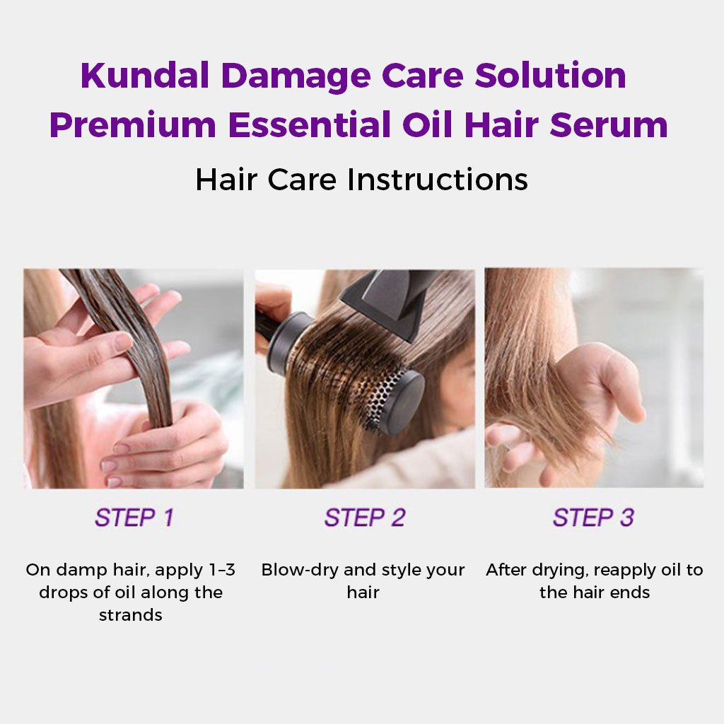 KUNDAL Damage Care Solution Premium Essential Oil Hair Serum 100ml