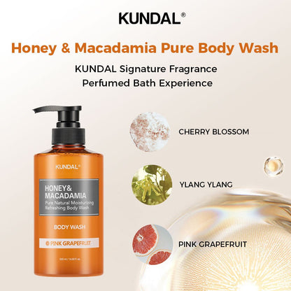 KUNDAL Honey & Macadamia Pure Body Wash 500ml