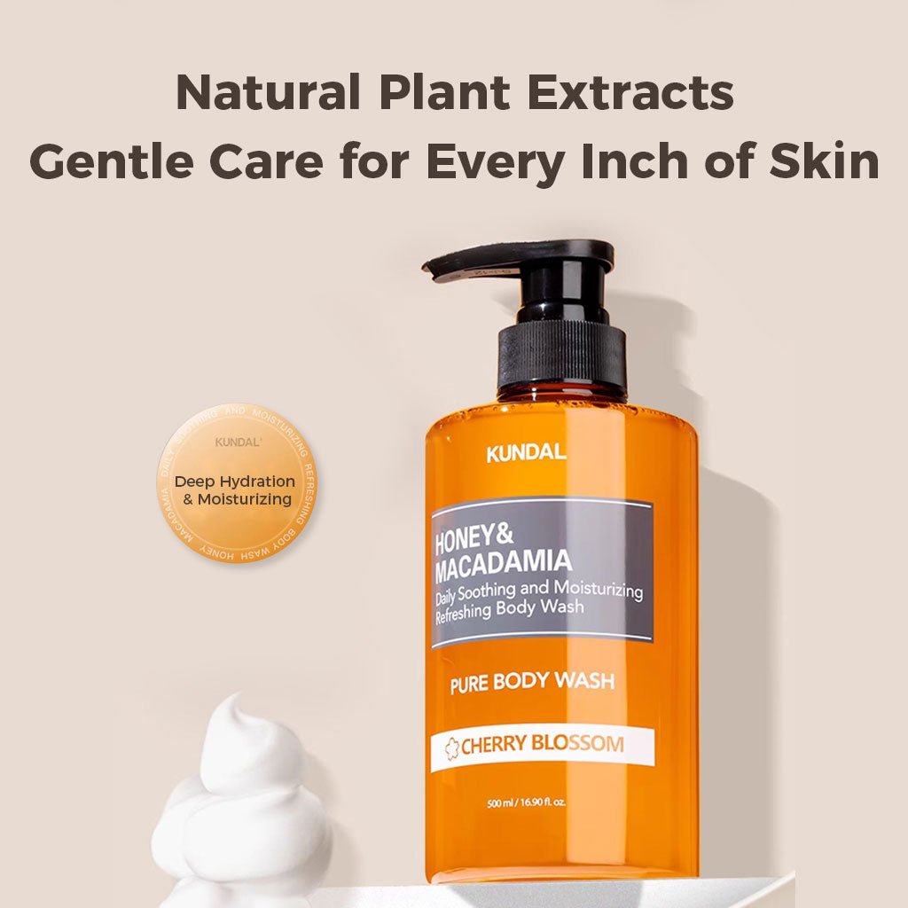 KUNDAL Honey & Macadamia Pure Body Wash 500ml