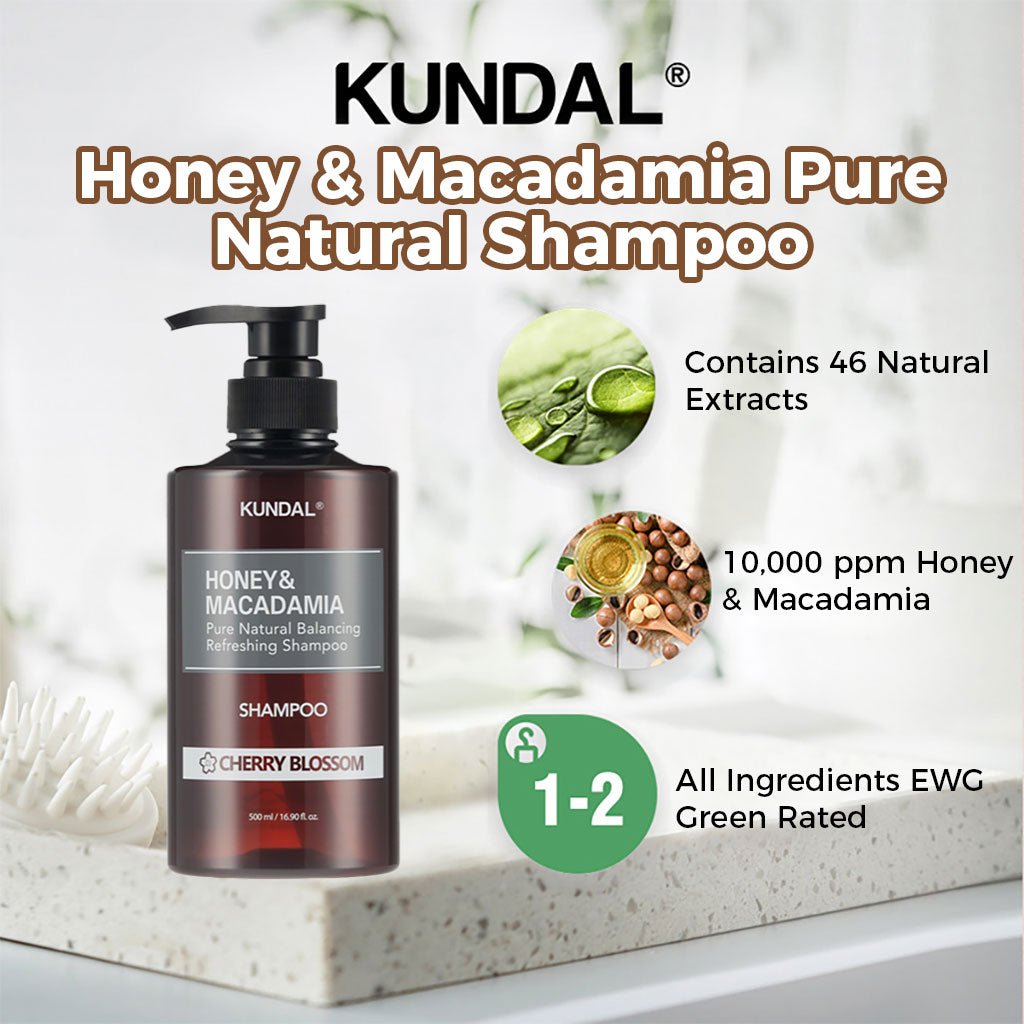 KUNDAL Honey & Macadamia Pure Natural Shampoo 500ml