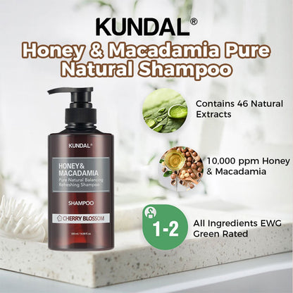 KUNDAL Honey & Macadamia Pure Natural Shampoo 500ml